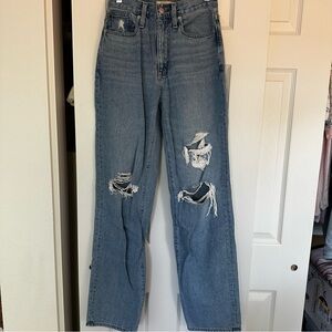 Madewell baggy straight jeans